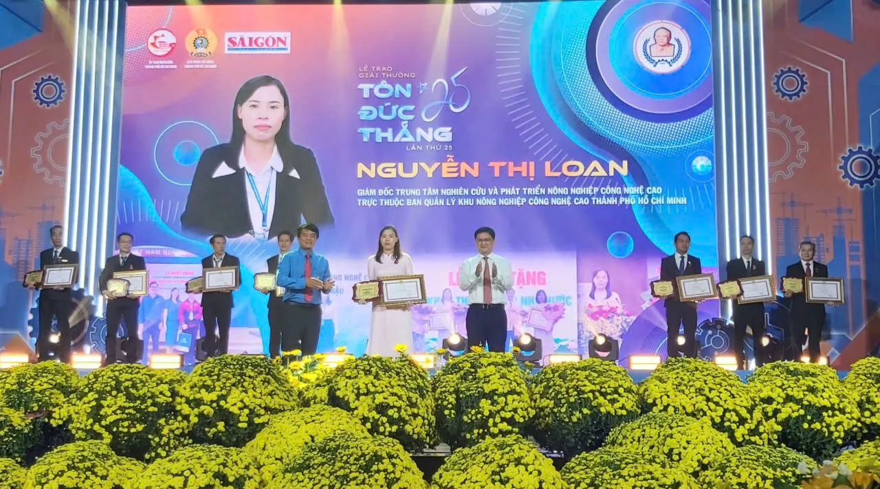 Nguyễn Thị Loan vinh dự nhận giải thưởng Tôn Đức Thắng năm 2025