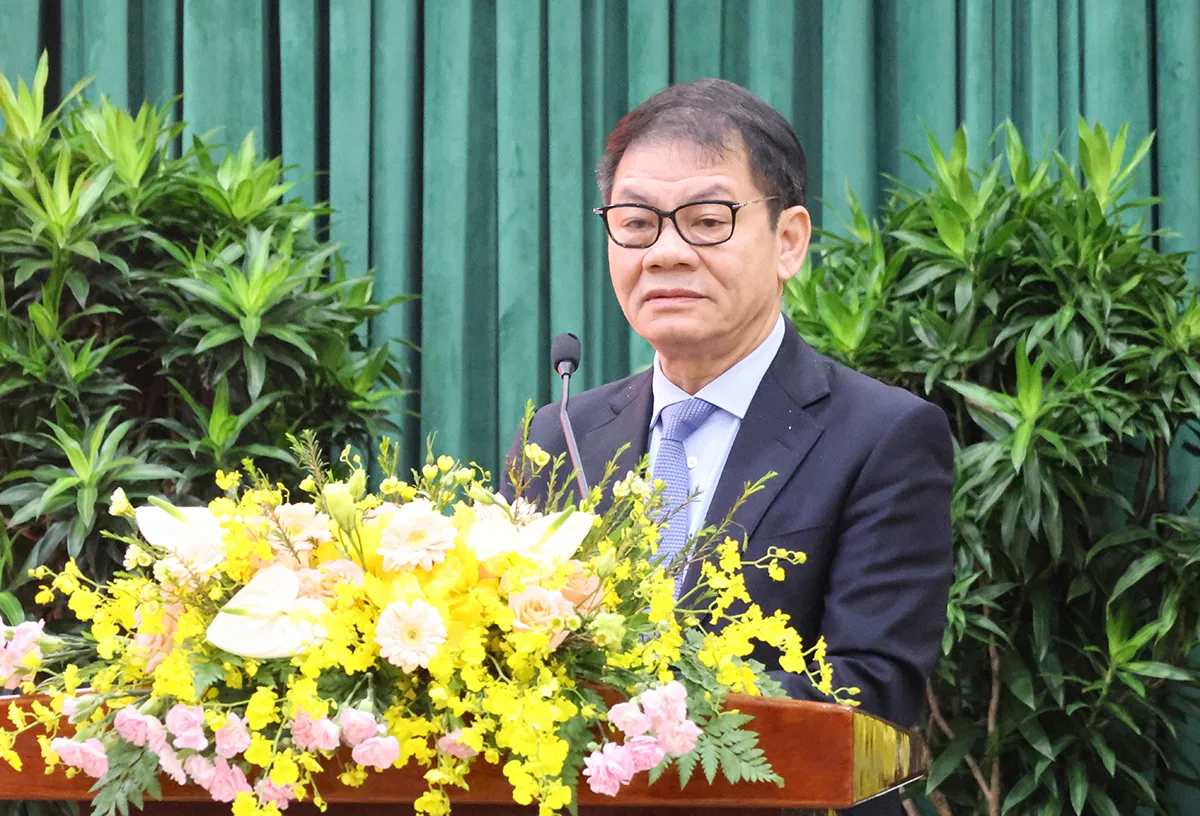 Chủ tịch HĐQT Thaco Trần Bá Dương phát biểu tại hội nghị