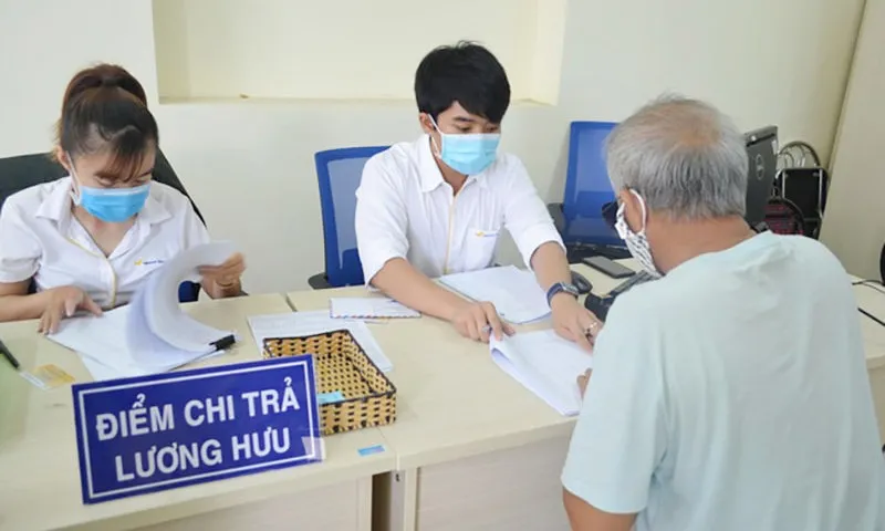Lịch chi trả gộp lương hưu tháng 2 và tháng 3/2026