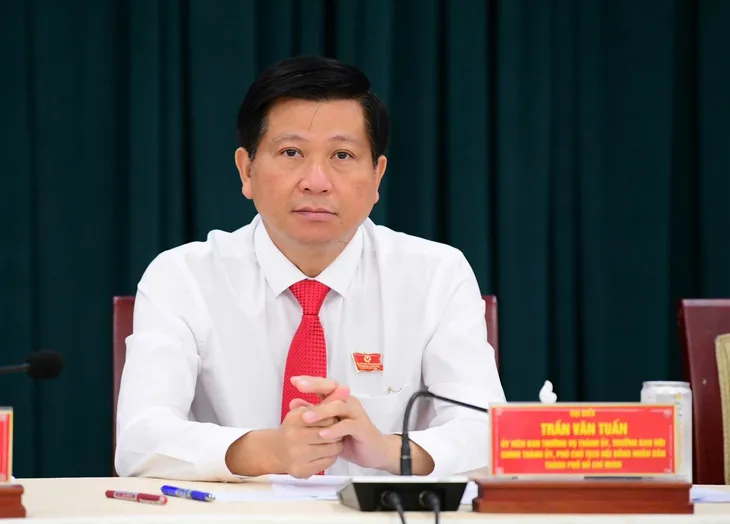 Ông Trần Văn Tuấn- Trưởng Ban Nội chính Thành ủy