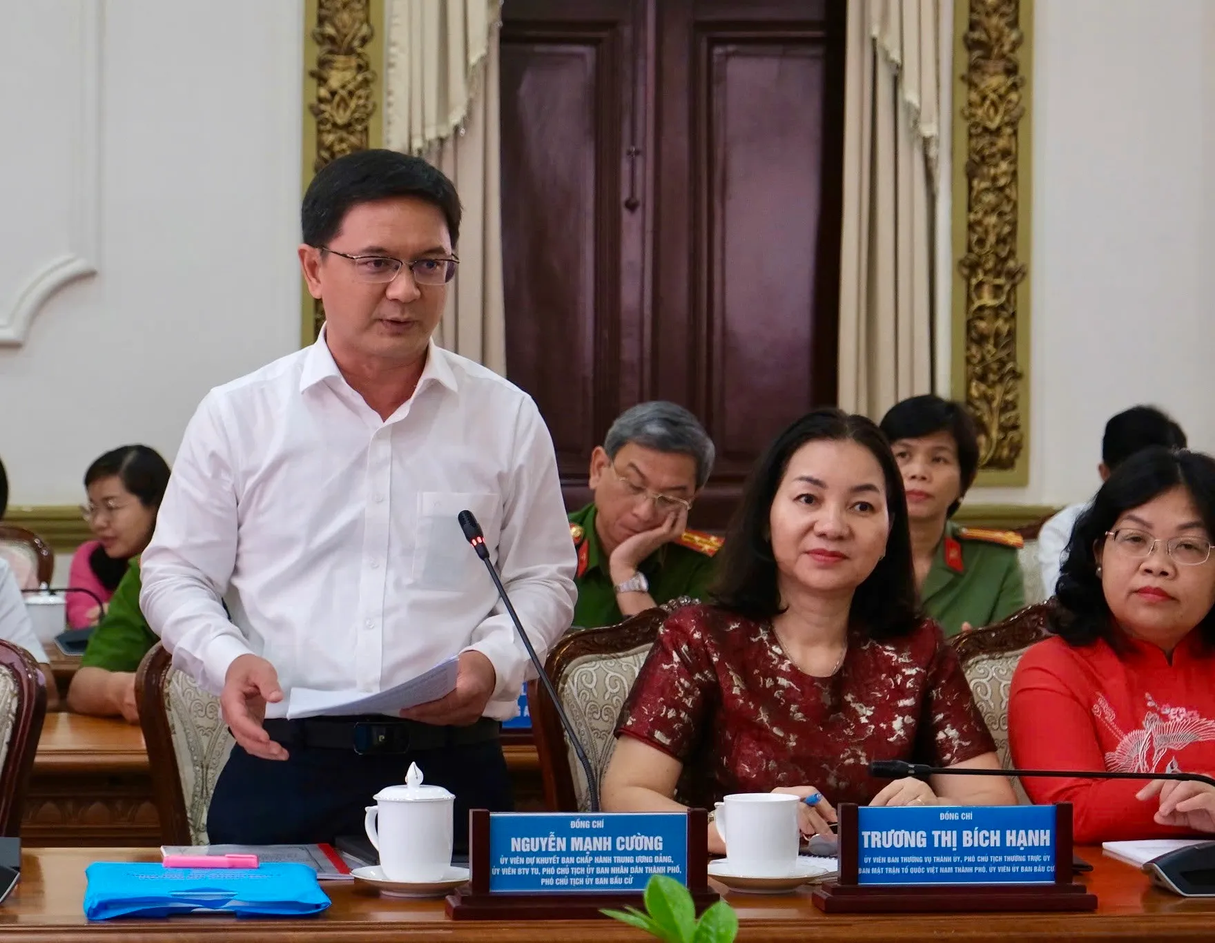 PCT UBND TP- Phó Chủ tịch UBBC Nguyễn Mạnh Cường