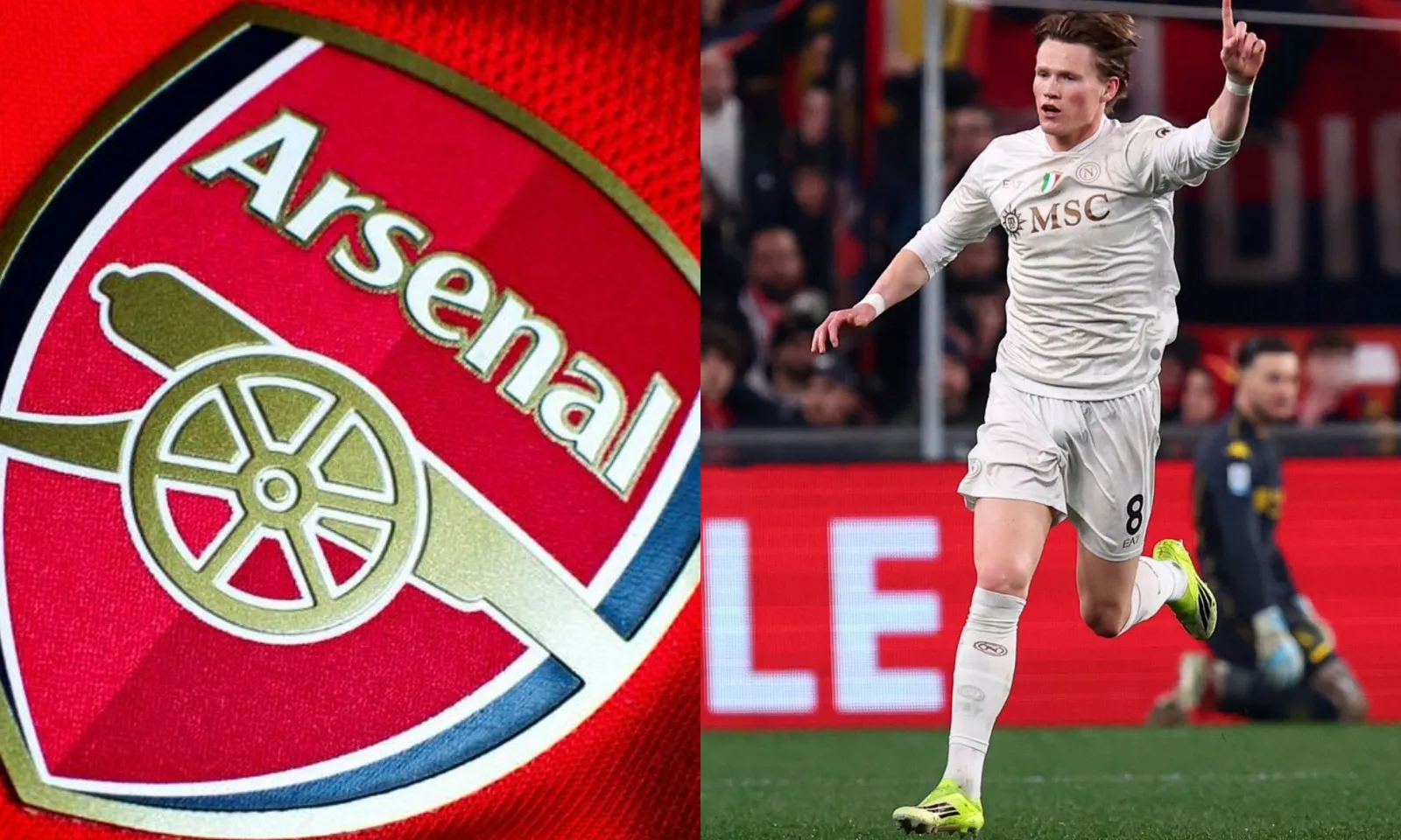 Arsenal gây sốc với McTominay