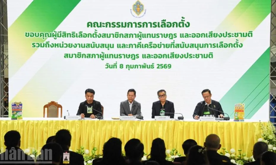 Đảng Tự hào Thái Lan giành nhiều ghế nhất trong tổng tuyển cử