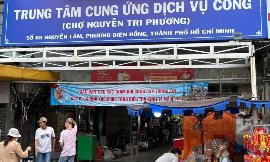 Tên “Chợ Nguyễn Tri Phương” vẫn được giữ nguyên, không có việc thay thế