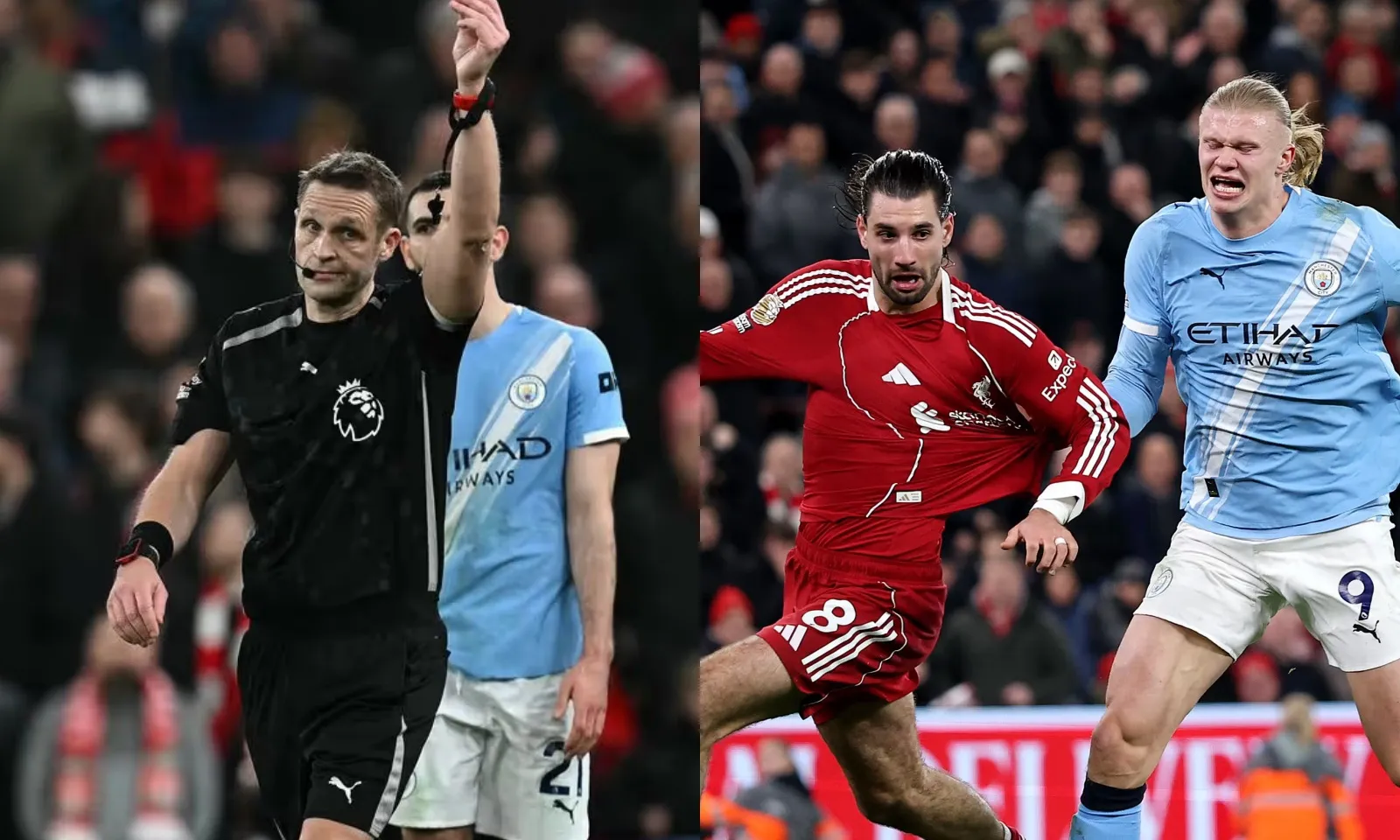 Vì sao trọng tài bẻ còi cuối đại chiến Liverpool - Man City?