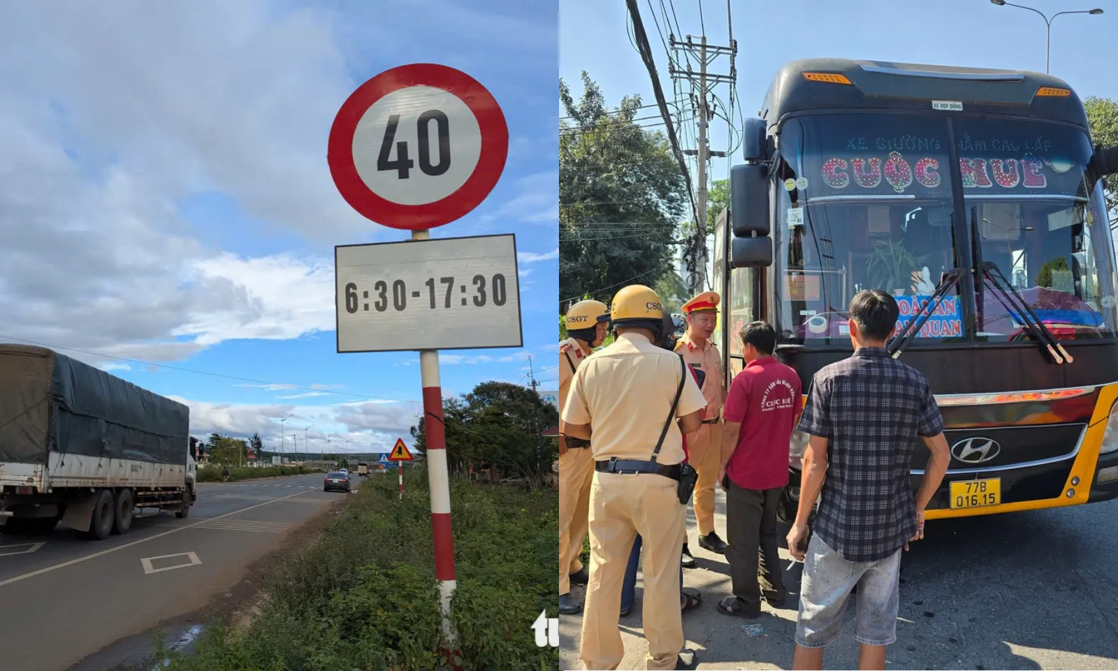 Điểm tin sáng 9/2: Yêu cầu xử lý biển hạn chế tốc độ trên quốc lộ 19 | Xử lý nhiều xe khách vi phạm