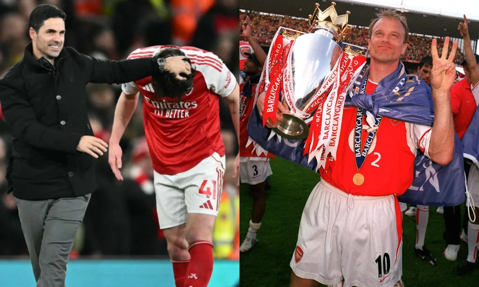 Bergkamp nhắc nhở Arteta không mắc sai lầm chí mạng trên đường đua vô địch