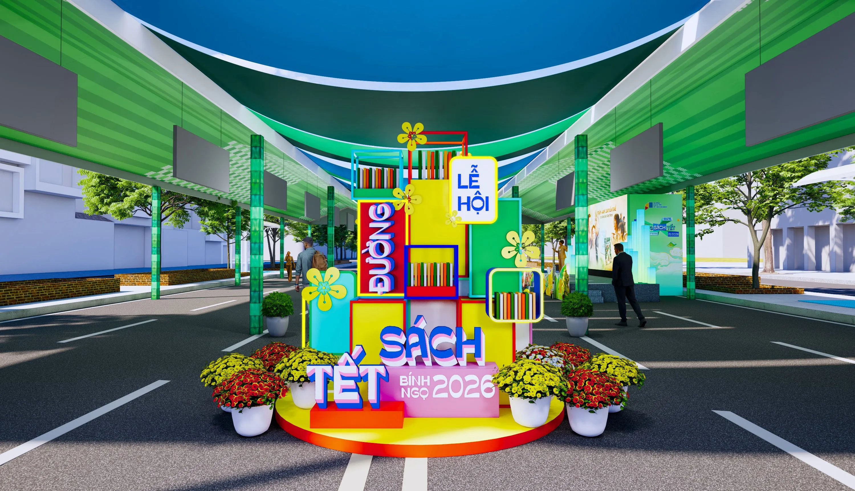 Khu B Tiểu cảnh Xuân Bính Ngọ