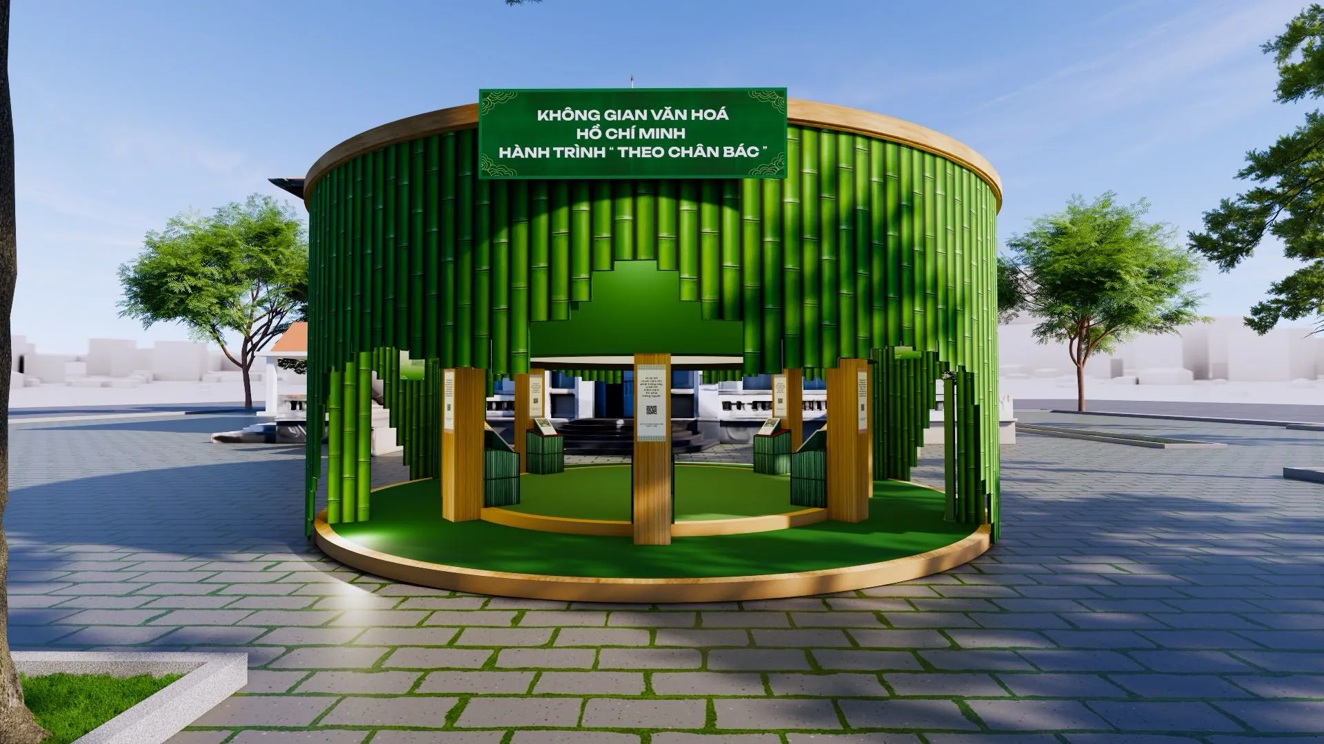 Nhà truyền thống cách mạng Không gian văn hóa Hồ Chí Minh