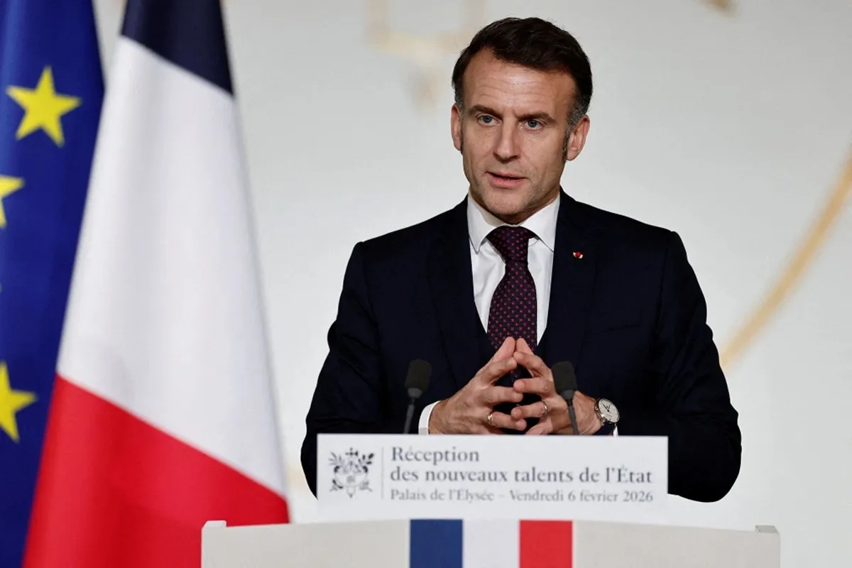 Tổng thống Pháp Emmanuel Macron  - Ảnh AFP