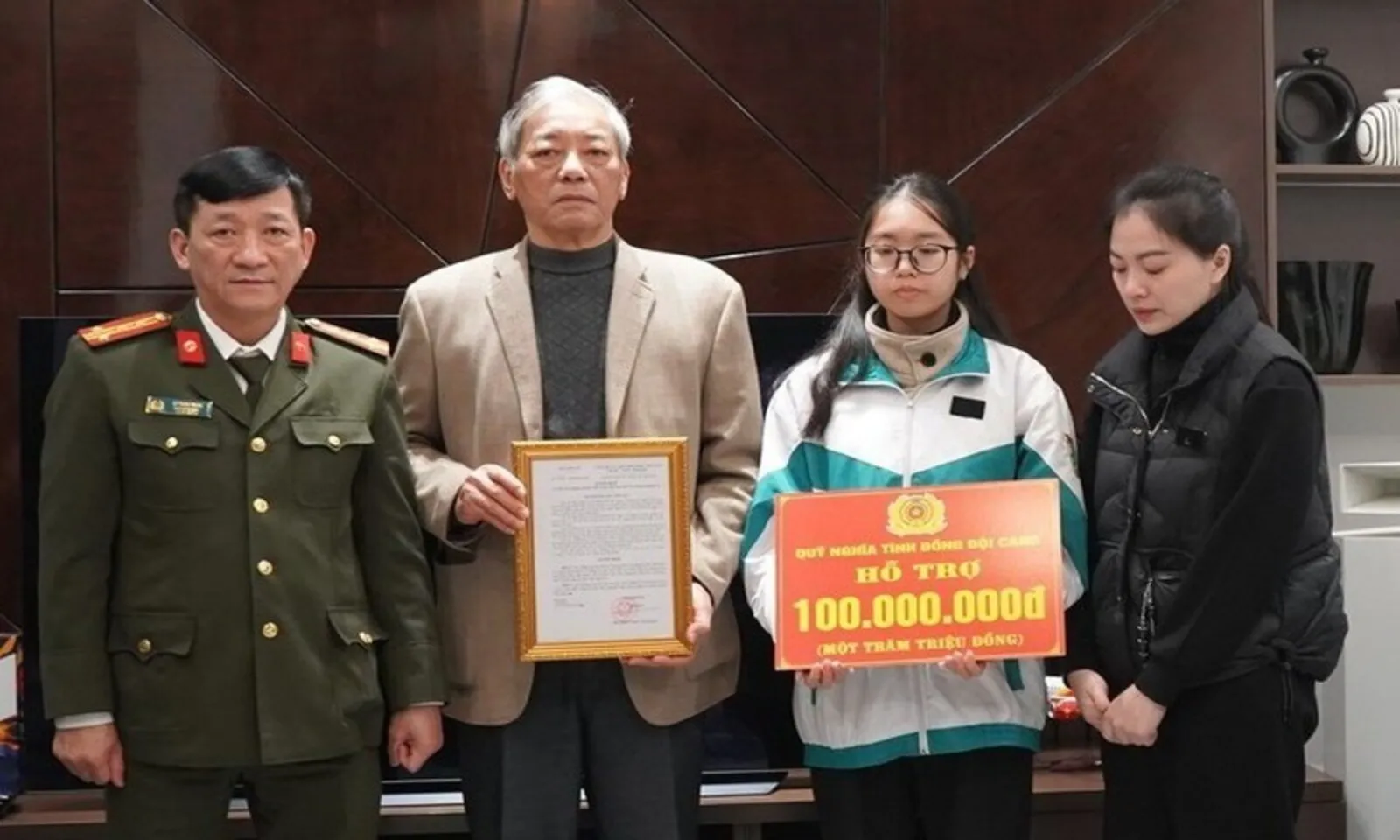 Truy thăng thượng tá cho cán bộ CSGT Thái Nguyên hy sinh khi làm nhiệm vụ