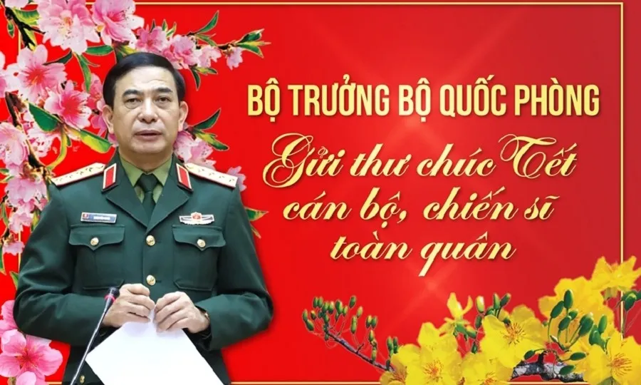 Đại tướng Phan Văn Giang gửi thư chúc Tết toàn quân