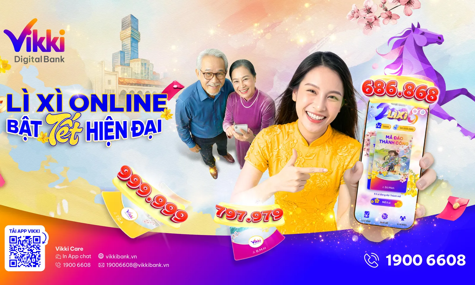 Gửi tiết kiệm 1,1 tỷ đồng, khách hàng Vikki trúng 10 lượng vàng – Mùa vàng mới đang bắt đầu