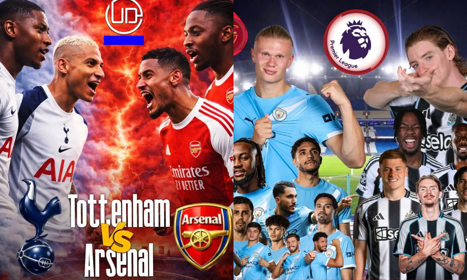 Lịch thi đấu Ngoại hạng Anh vòng 27: Tottenham vs Arsenal | Man City vs Newcastle