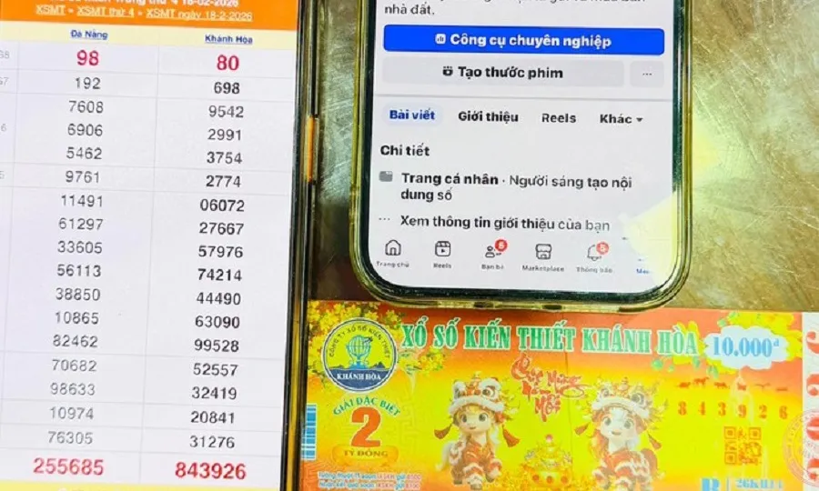 Lộc xuân Bính Ngọ: Trúng độc đắc 2 tỷ đồng từ tờ vé số Khánh Hòa