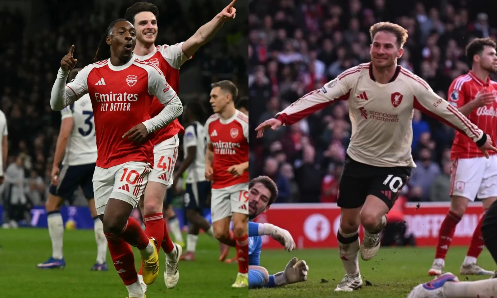Kết quả Ngoại hạng Anh hôm nay: Arsenal tái huỷ diệt Tottenham | Liverpool thắng nghẹt thở phút 90+7