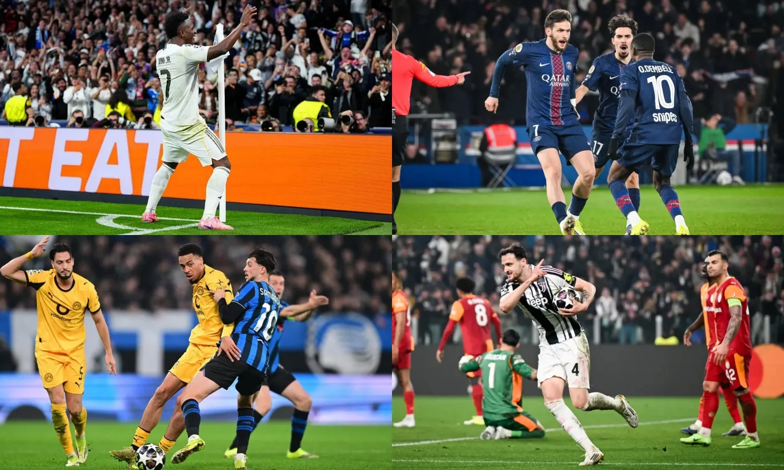 Kết quả Champions League hôm nay: 3 thẻ đỏ và lội ngược dòng điên rồ | Real Madrid - PSG hú hồn