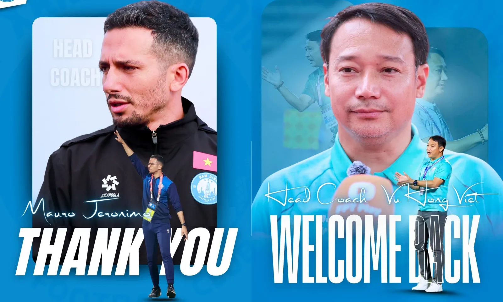 CHÍNH THỨC! CLB Nam Định thay tướng không ngờ