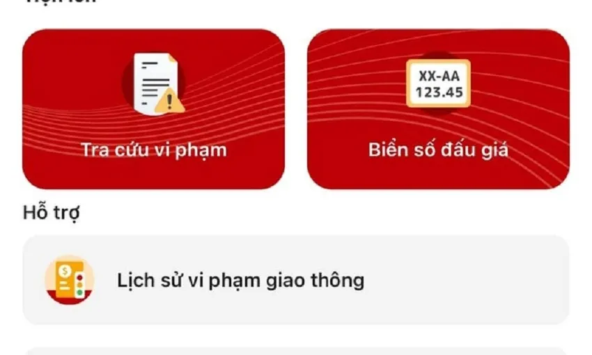 Hướng dẫn cách tra cứu xe bị phạt nguội