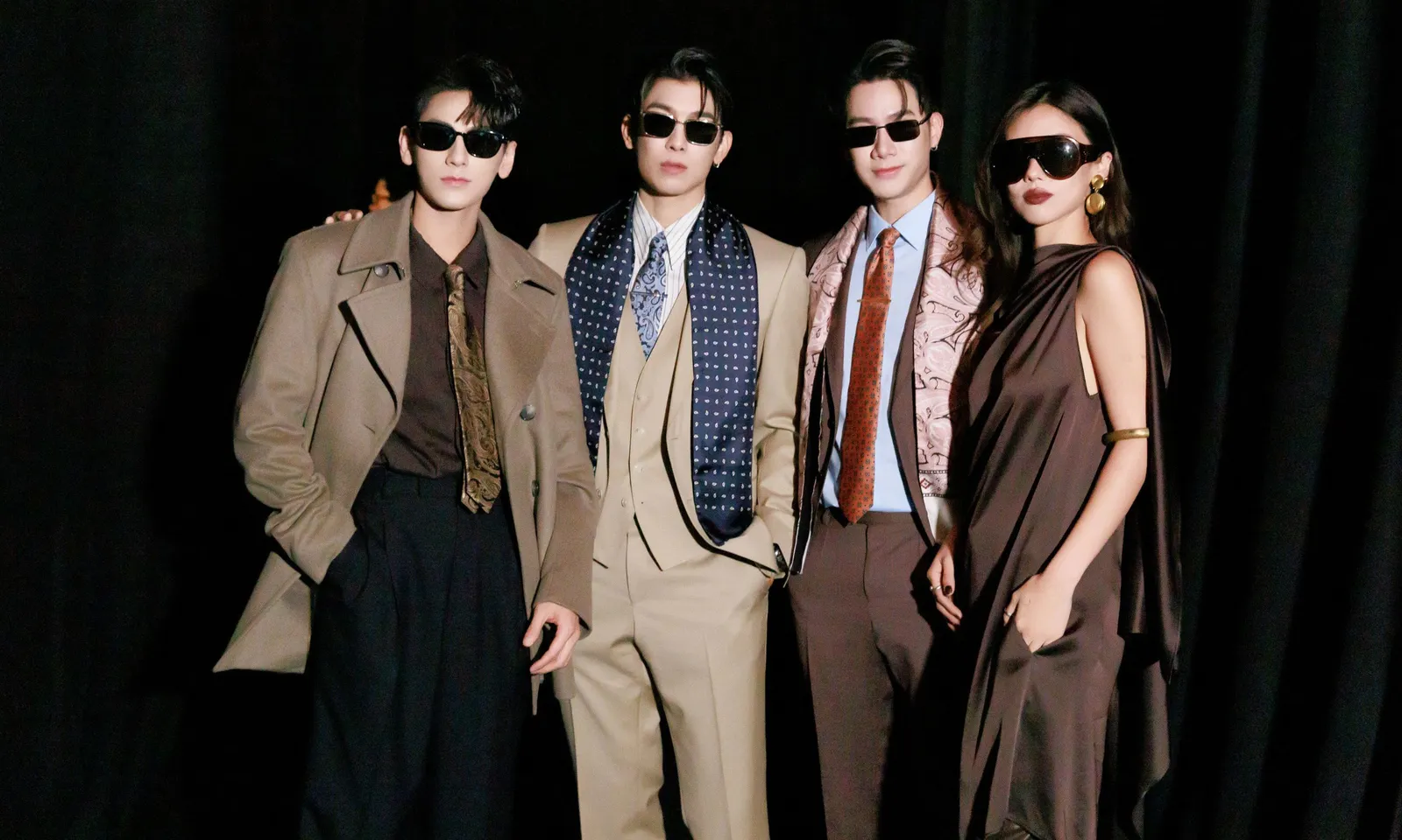 Isaac gặp gỡ David Beckham và dàn sao quốc tế tại Milan Fashion Week