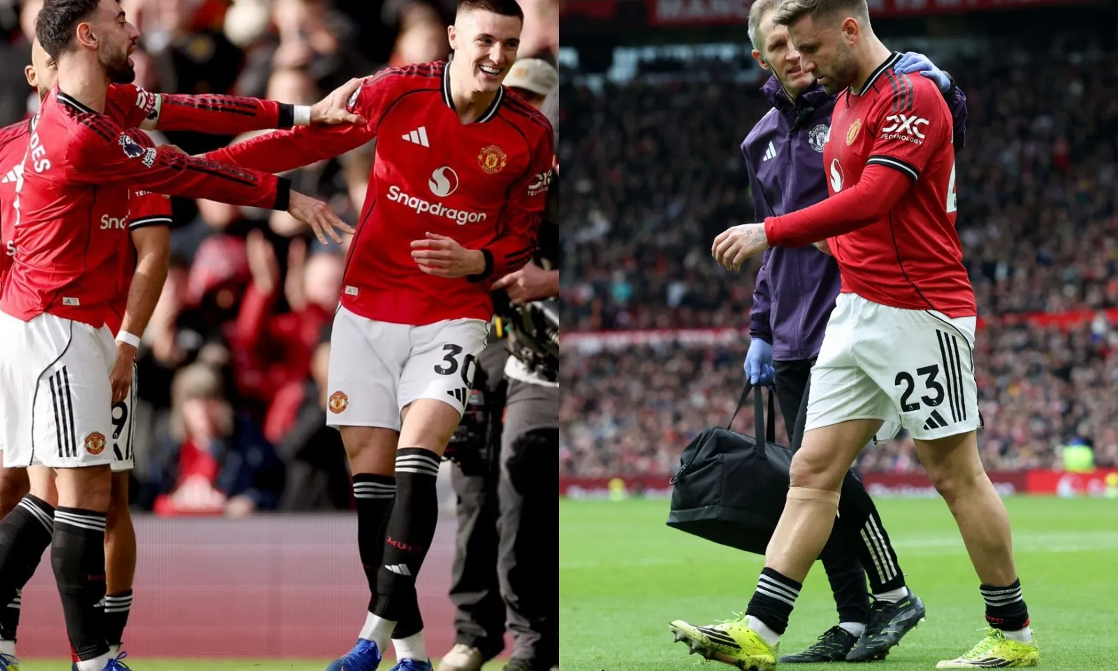Chấm điểm MU vs Crystal Palace: Song tấu xoay chuyển cục diện | Nỗi buồn Luke Shaw