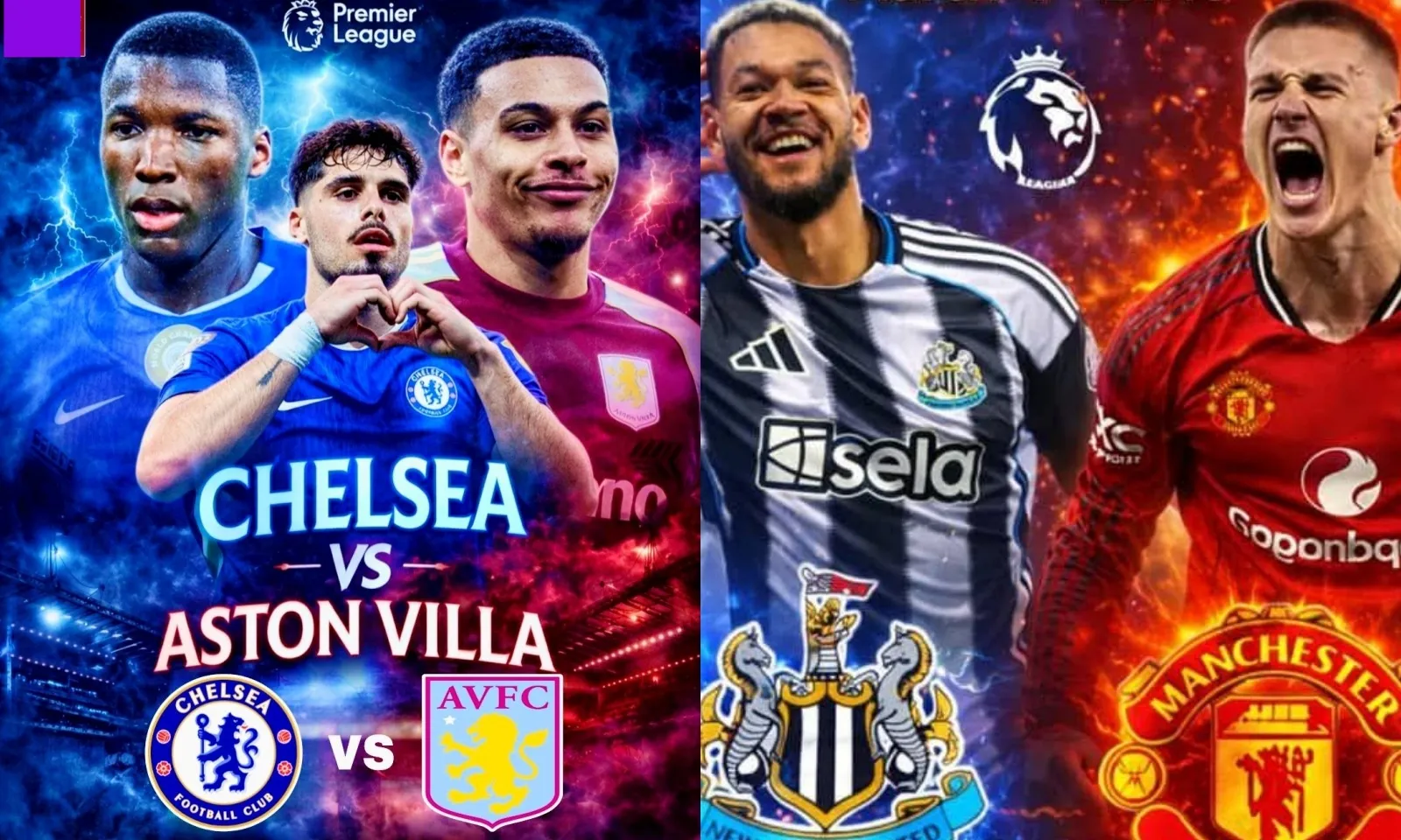 Lịch thi đấu Ngoại hạng Anh vòng 29: Aston Villa vs Chelsea | Newcastle vs MU