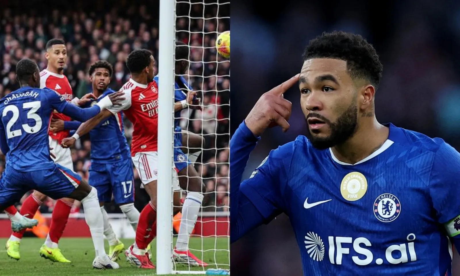 Reece James minh oan cho Arsenal