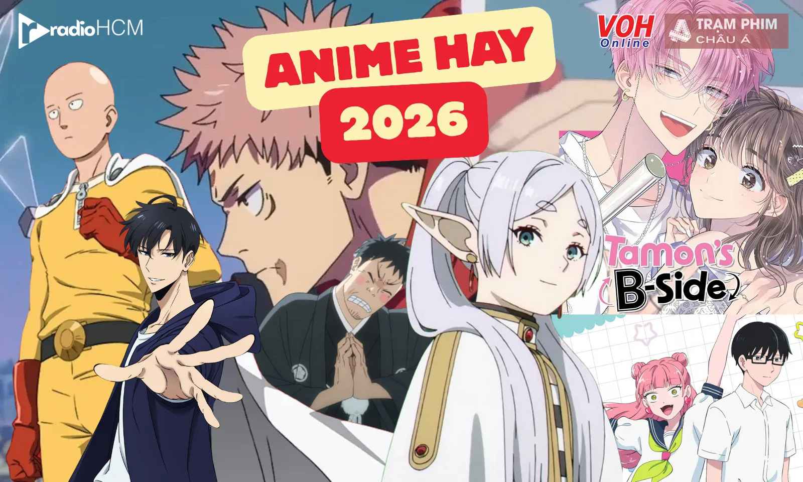 Top 40+ anime hay nhất năm 2026, tín đồ hoạt hình chắc chắn thích mê