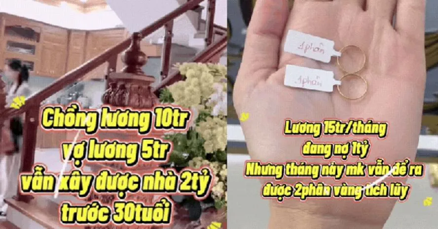 Thay vì gửi tiết kiệm ngân hàng hay tiêu dùng thoải mái, hai vợ chồng lựa chọn tích lũy vàng để dự trù cho tương lai.