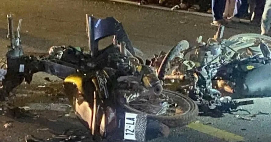 Hai xe mô tô đấu đầu trong đêm trên QL4B qua Lạng Sơn, 4 thanh niên tử vong