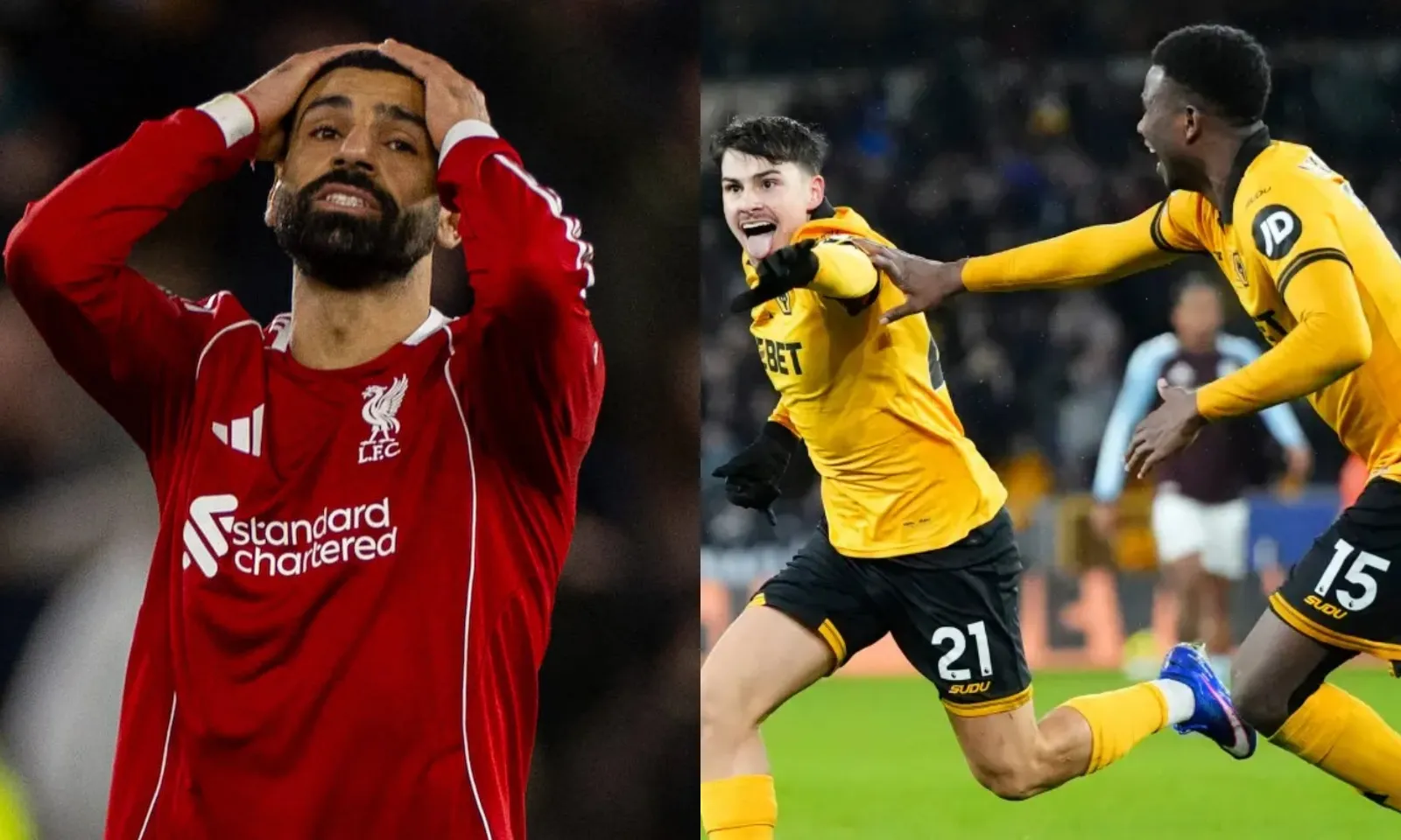 Kết quả Ngoại hạng Anh hôm nay: Địa chấn xảy ra, Salah không cứu nổi bi kịch Liverpool