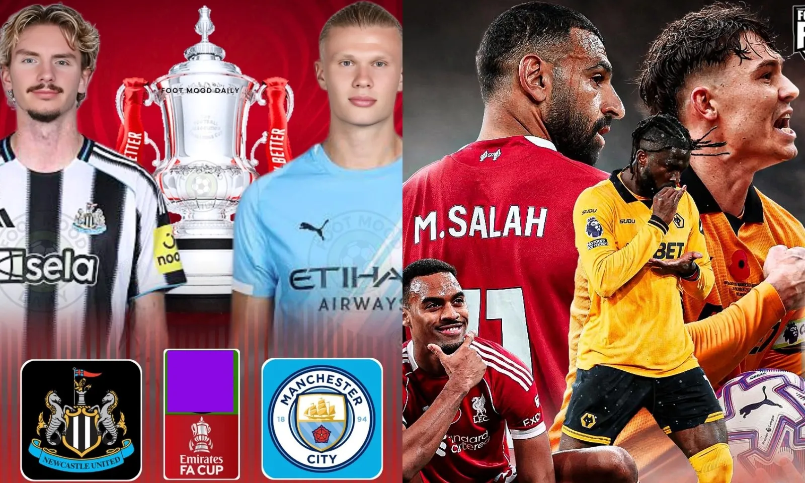 Lịch thi đấu FA Cup vòng 5: Newcastle vs Man City | Wolves vs Liverpool
