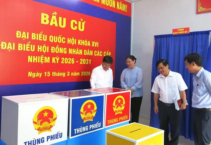 Các địa phương tăng cường đảm bảo an ninh trật tự cho ngày bầu cử