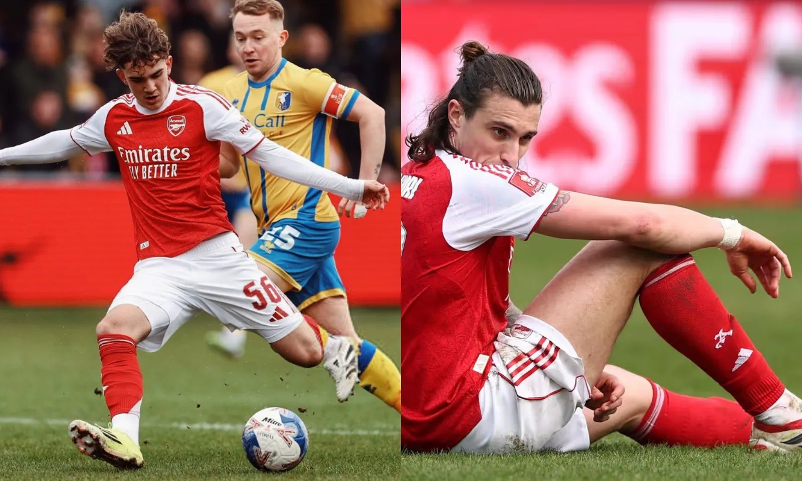 Chấm điểm Arsenal vs Mansfield Town: Cặp thần đồng 16 tuổi | Cú sốc chấn thương kép