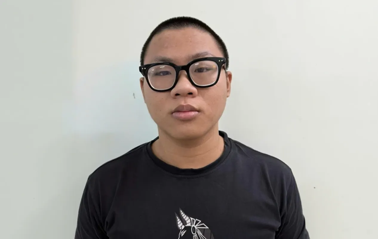 Công an sau đó khởi tố Luân để điều tra về hành vi trộm cắp tài sản. Ảnh CA