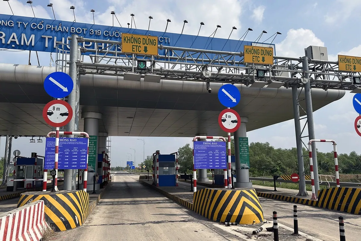 Trạm thu phí BOT 319 nối cao tốc TP.HCM - Long Thành - Dầu Giây