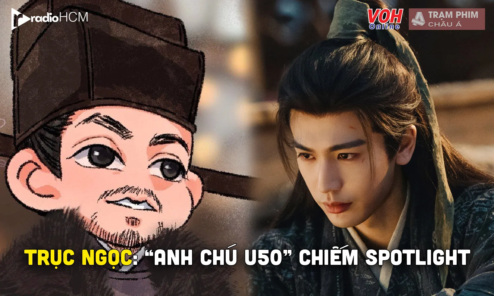 Xem Trục Ngọc vì Trương Lăng Hách, ai ngờ lại gãy trước anh chú U50 Nghiêm Khoan