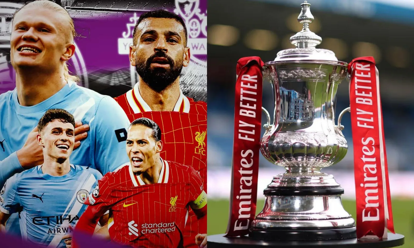 Kết quả bốc thăm Tứ kết FA Cup: Đại chiến Man City - Liverpool | Arsenal và Chelsea may mắn