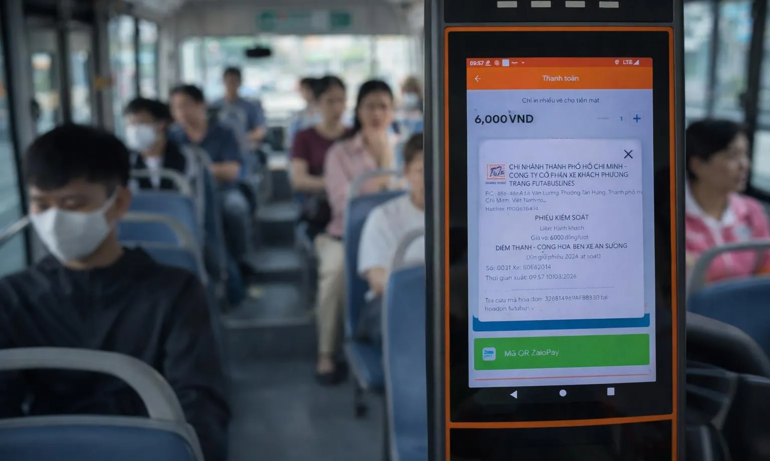 TPHCM thí điểm bỏ vé giấy trên 16 tuyến xe buýt