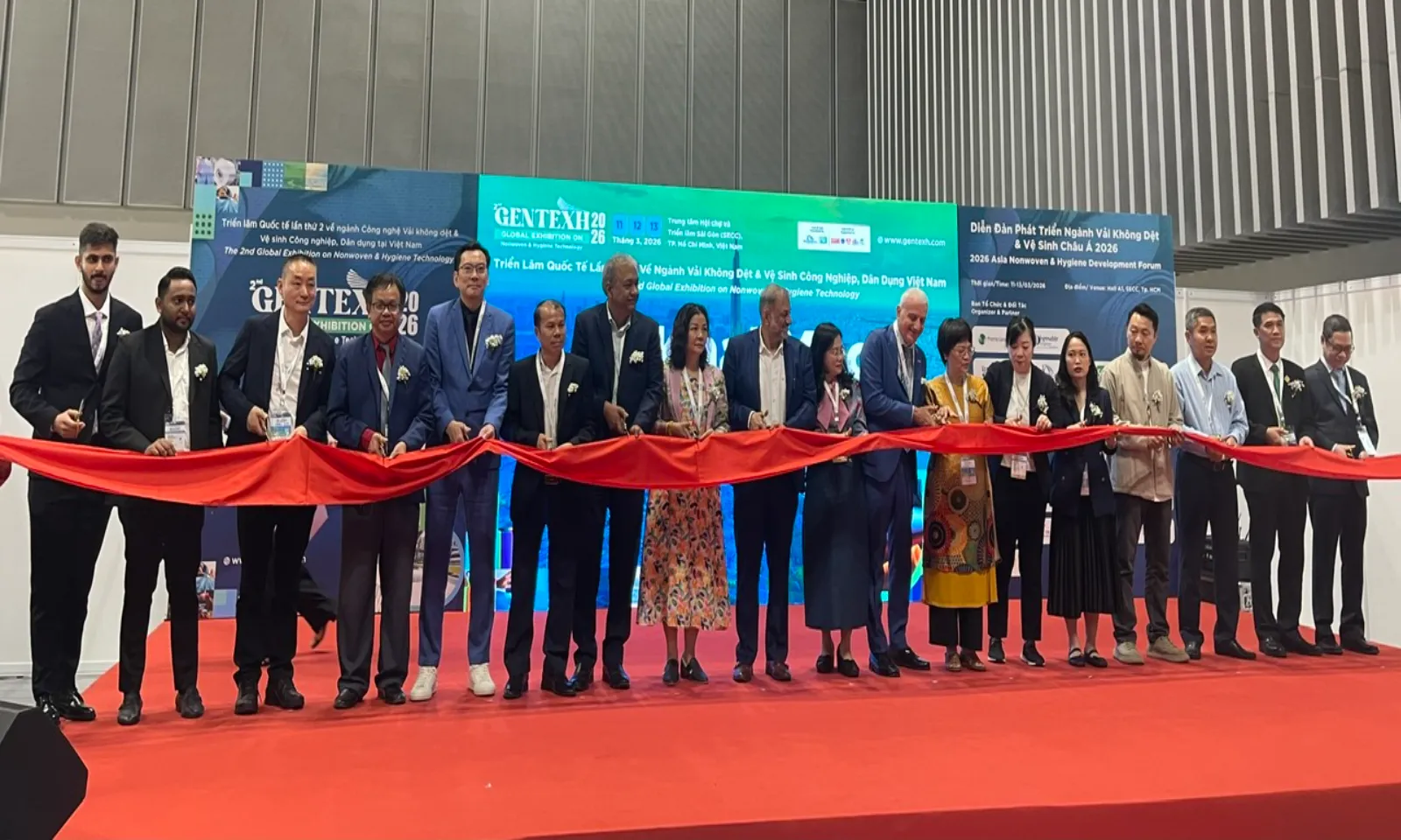 Gentexh Vietnam 2026 mở ra cơ hội phát triển ngành vải không dệt