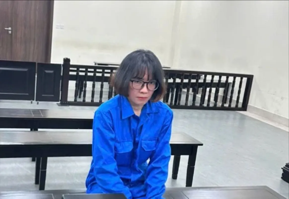 Bị cáo Đào Thị Lan Phương tại phiên tòa - Ảnh PLO