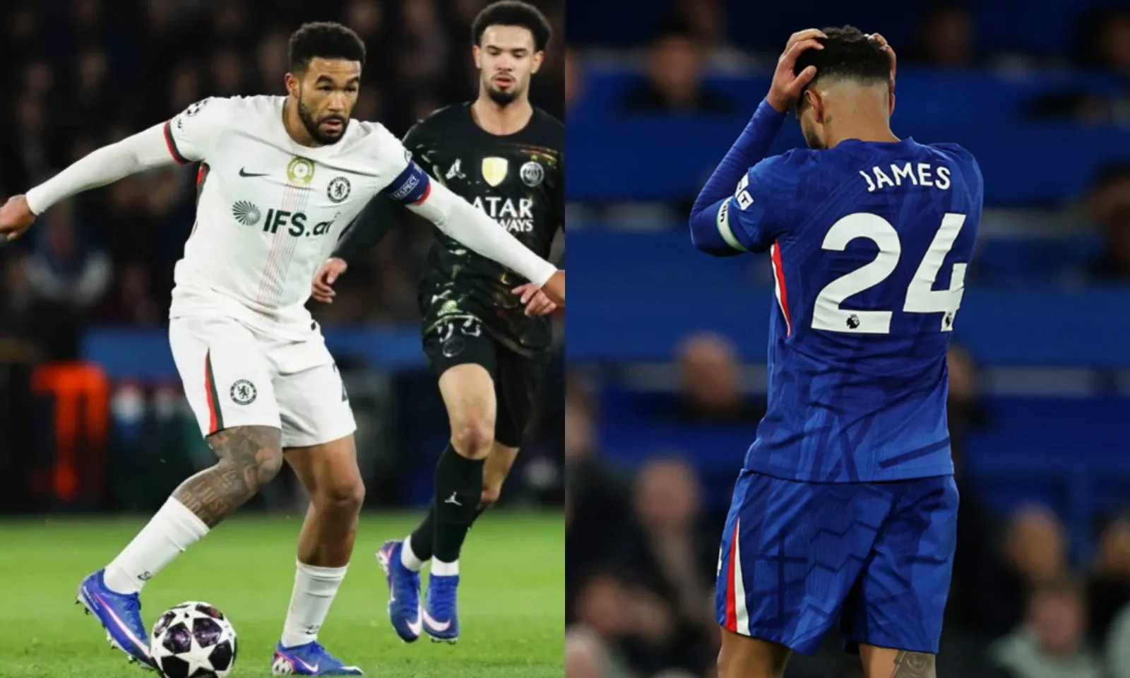 Chelsea hứng chịu hung tin Reece James