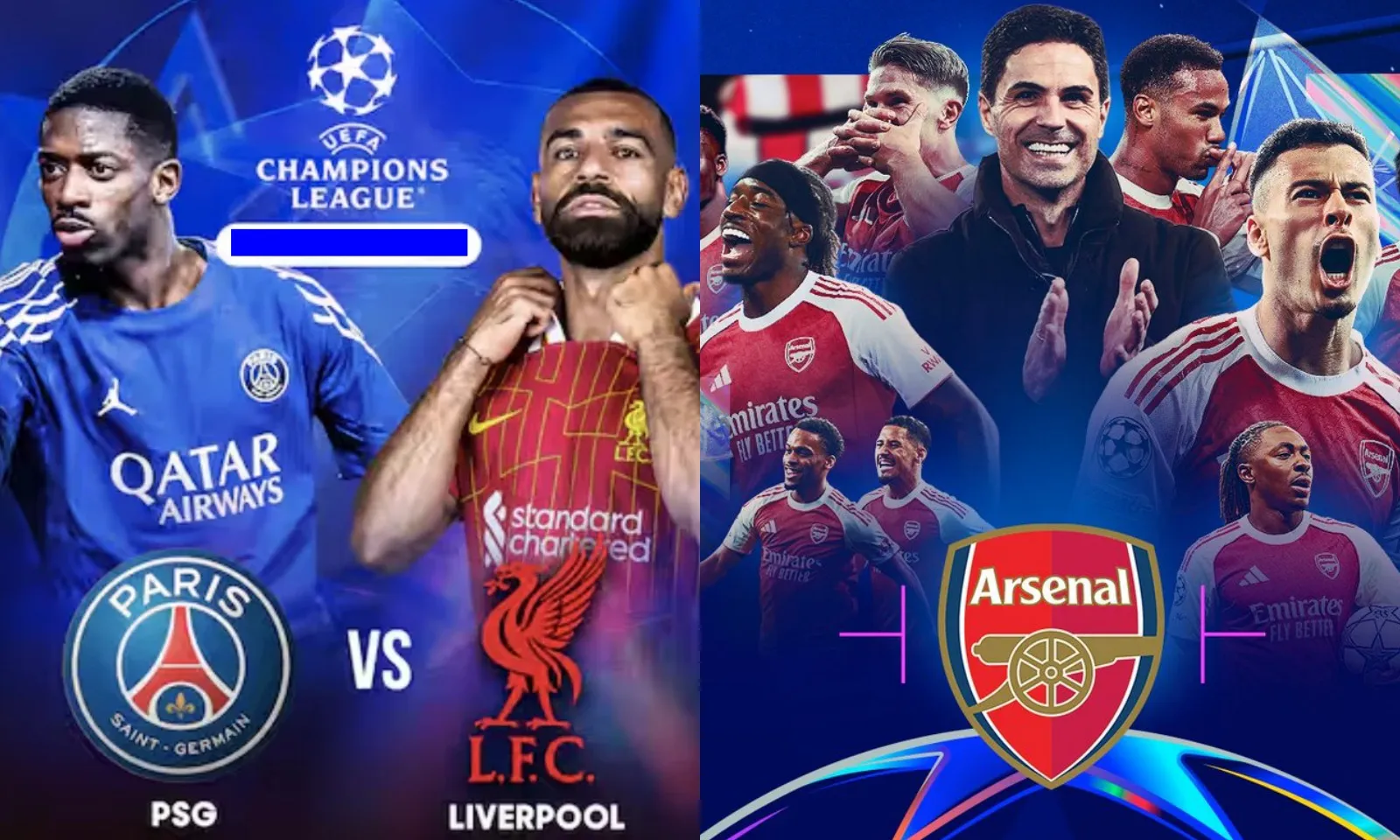 Tứ kết Champions League: Liverpool đại chiến PSG | Arsenal gặp đối thủ nhẹ ký