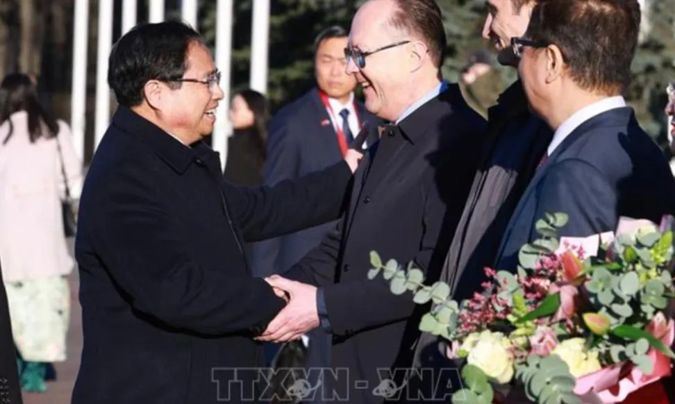 Thủ tướng Phạm Minh Chính bắt đầu thăm chính thức Liên bang Nga