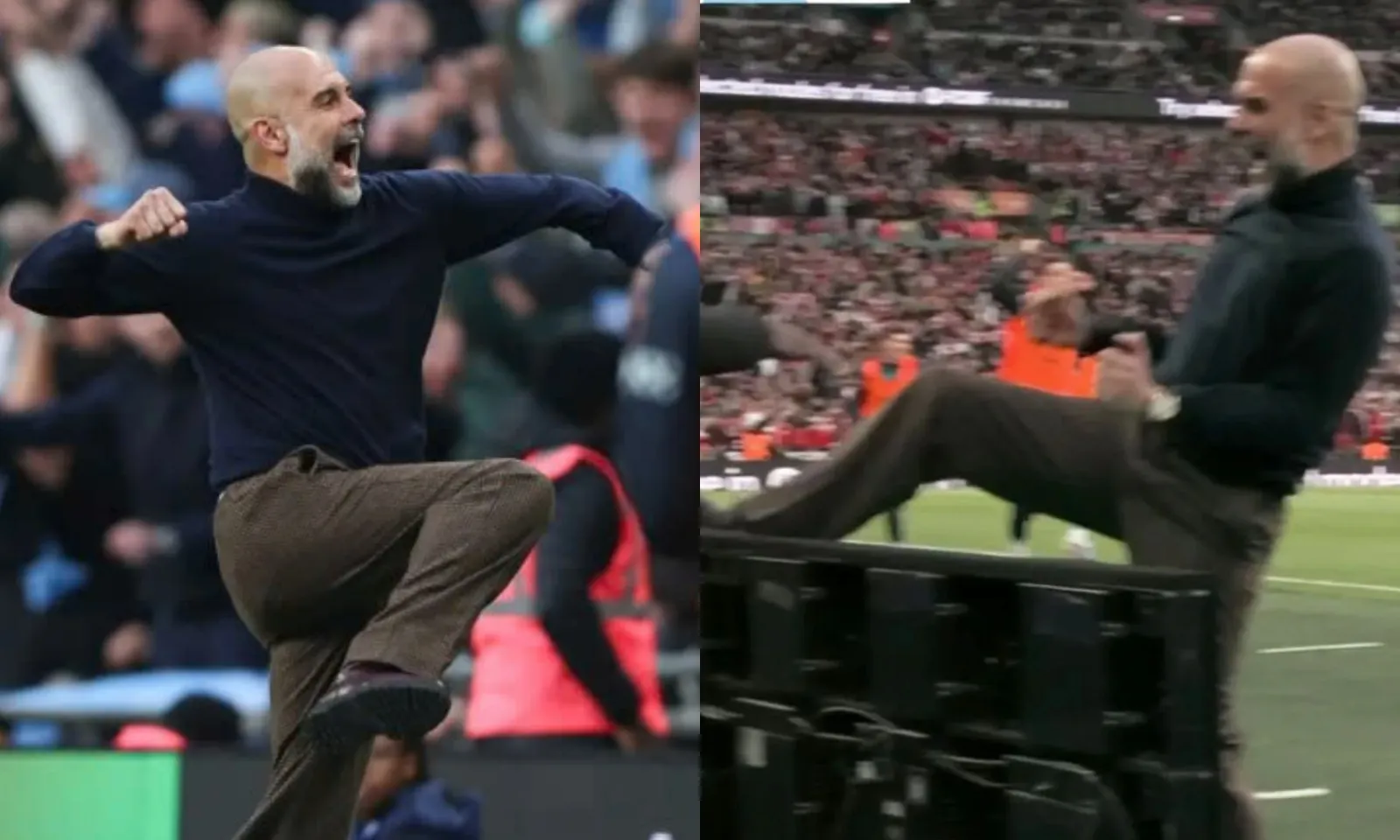 Pep phát rồ hoá Mourinho, đòi trọng tài phạt thêm thẻ