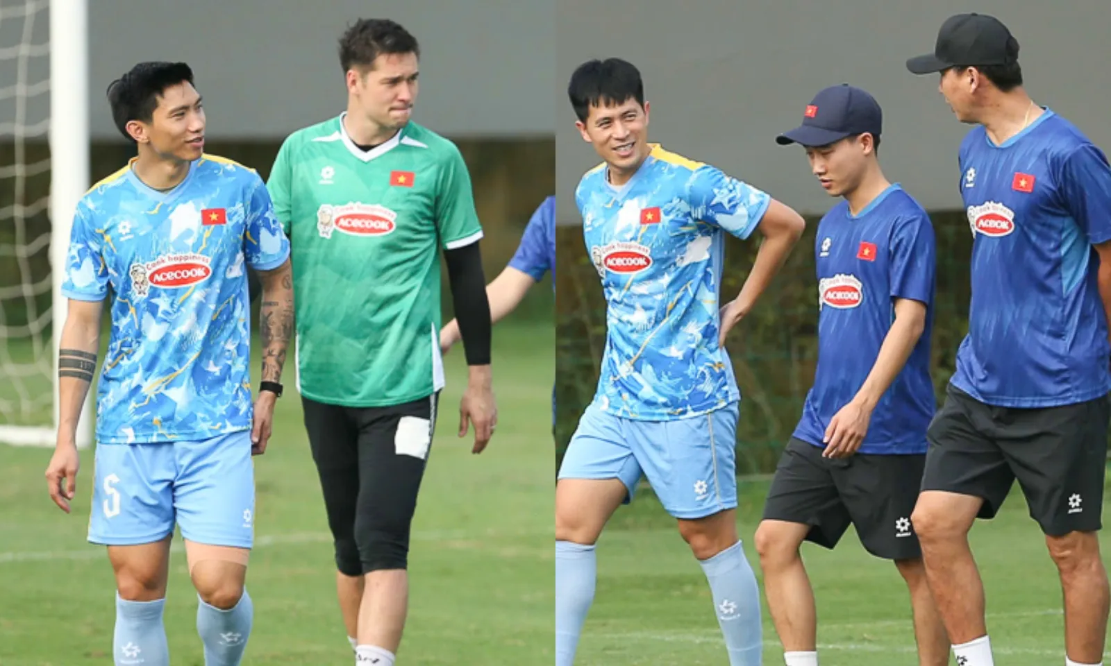 Thầy Kim ân cần hỏi han chuyên gia săn Tây lần đầu lên tuyển sau 4 năm