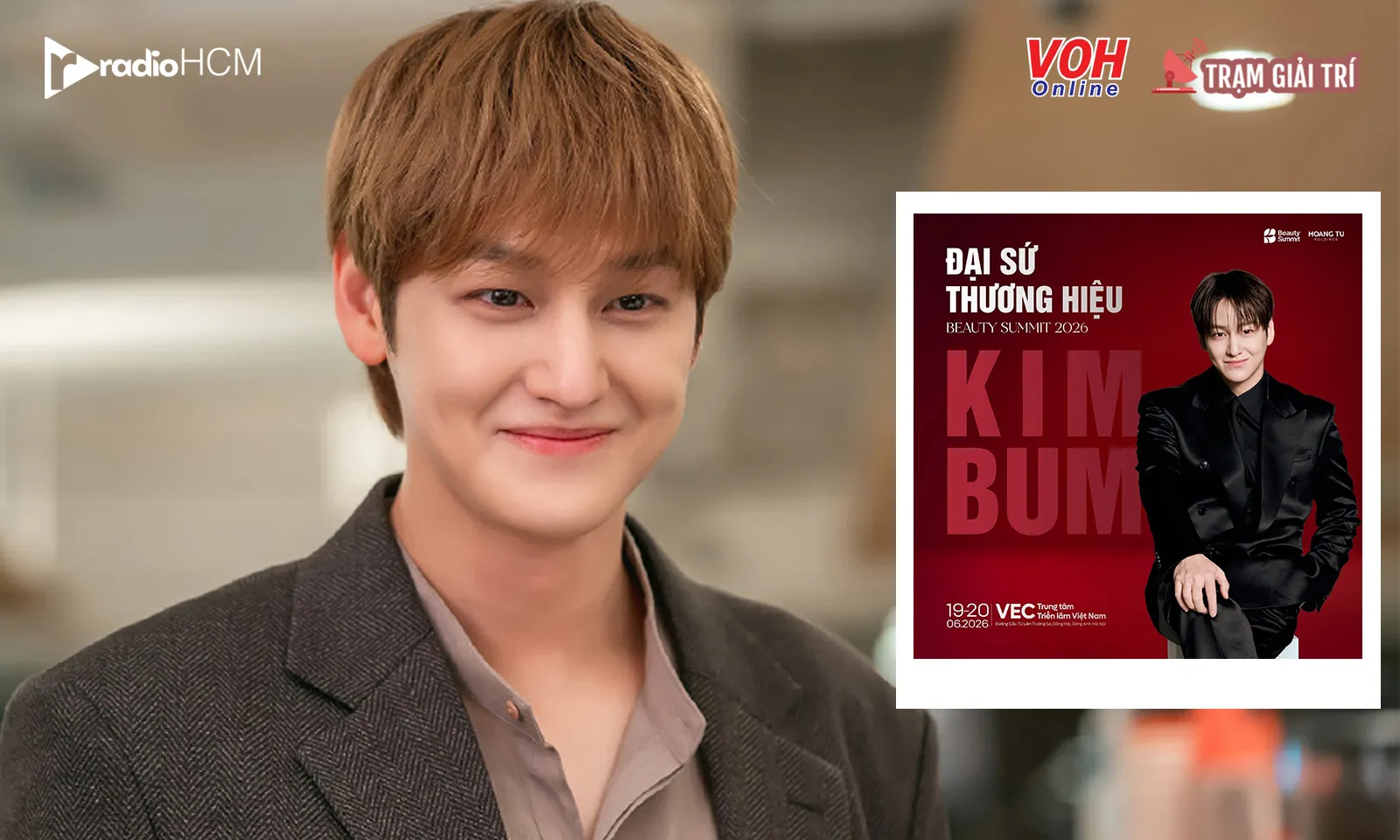 Mỹ nam Kim Bum xác nhận trở lại Việt Nam vào tháng 6