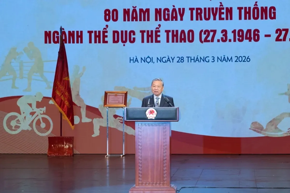 Tổng Bí thư Tô Lâm phát biểu - Ảnh