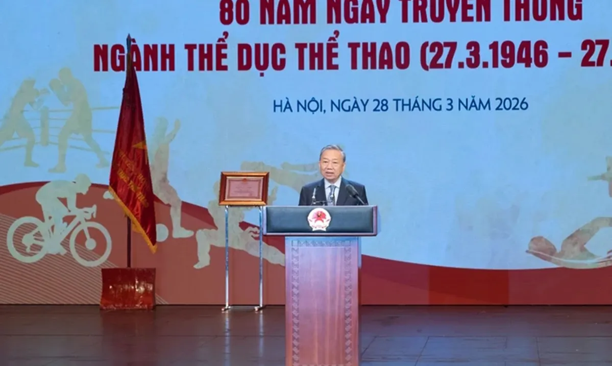 Toàn văn bài phát biểu của Tổng Bí thư Tô Lâm tại Lễ kỷ niệm 80 năm Ngày truyền thống ngành TDTT