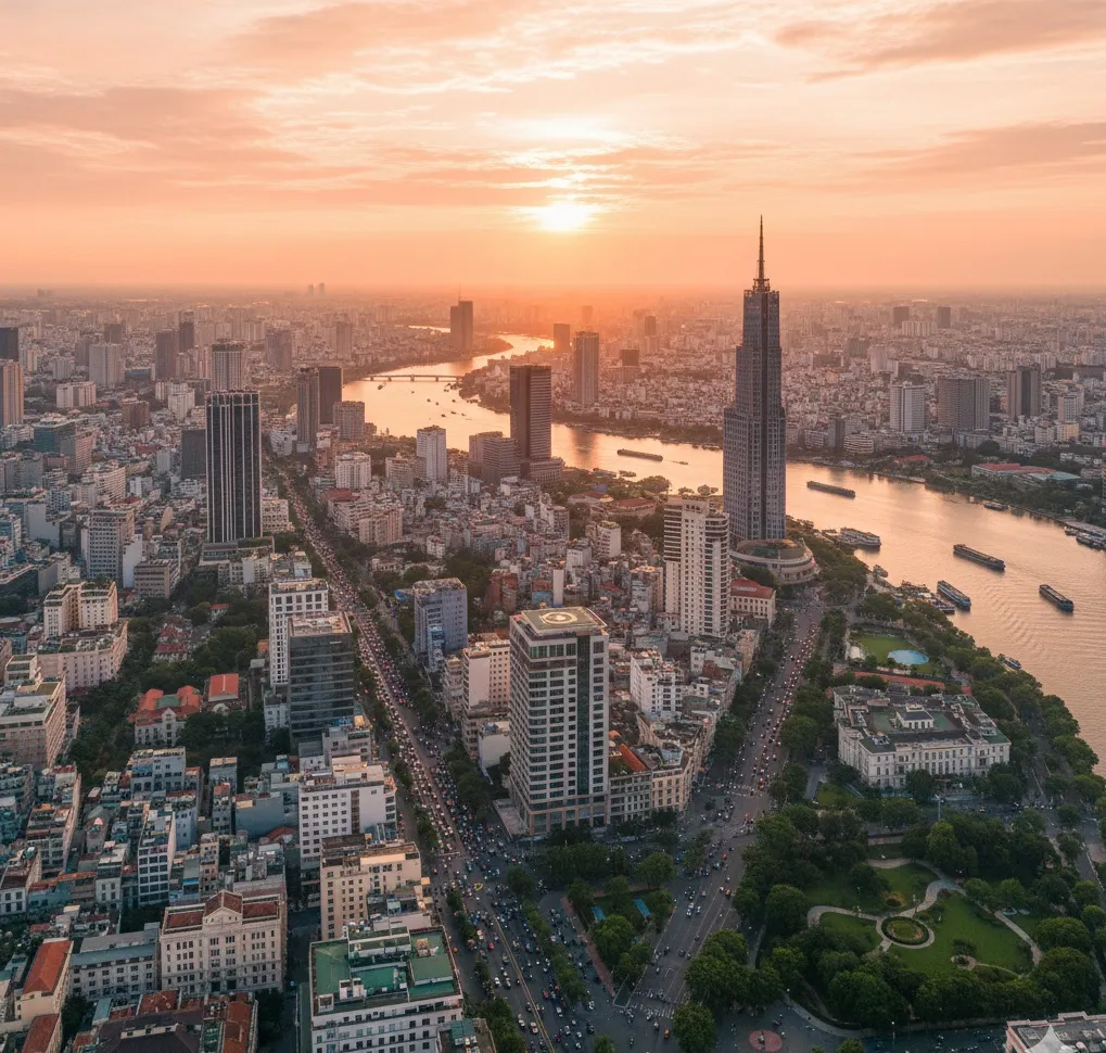 TPHCM từ trên cao